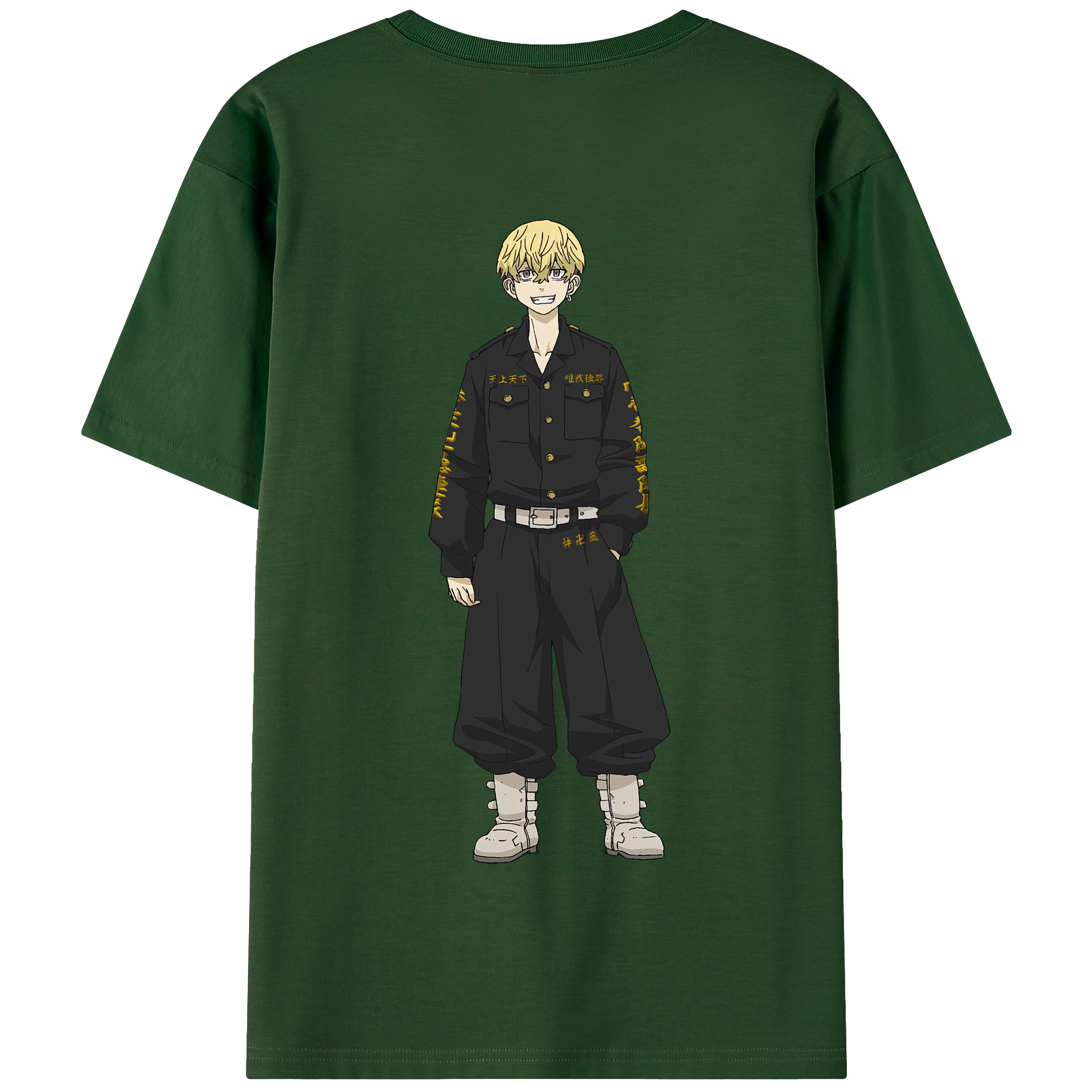 （画像用） 東京リベンジャーズ Tokyo Revengers 綿100％半袖Tシャツ（背面プリント）